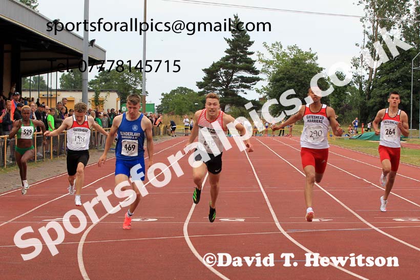 100 metres, 2022 NEGP Monkton 5, Wednesday, July 20th. Photo: David T. Hewitson/Sports for All Pics